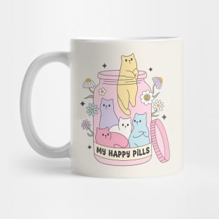 My Happy Pills Cute Cat Lovers Mug